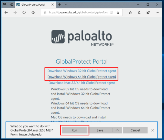 download the vpn software globalprotect